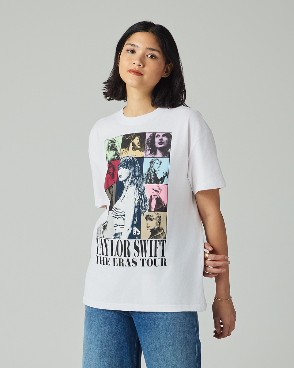 Taylor Swift | The Eras Tour Through LA White T-Shirt