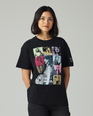 Taylor Swift | The Eras Tour Through Vancouver I Black T-Shirt