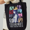 Taylor Swift | The Eras Tour Through LA Black Tote Bag