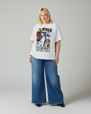 Taylor Swift | The Eras Tour Through LA White T-Shirt