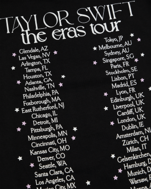 Taylor Swift | The Eras Tour Live Photo Stars T-Shirt